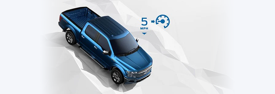 Ford Driver Assist - Hill Descent Control Ford Truck driving down hill