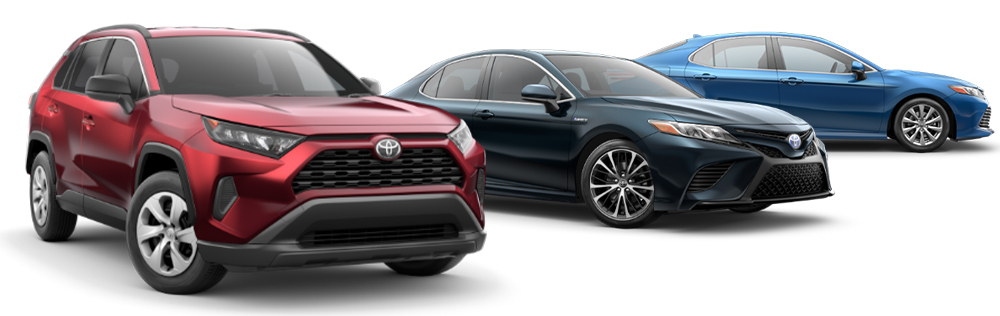 Camry, Camry Hybrid, RAV4, RAV4 Hybrid & Corolla -- shown Camry, Camry Hybrid, RAV4, RAV4 Hybrid & Corolla -- shown