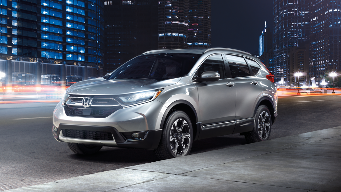 2019 Honda CR-V Touring shown in Lunar Silver 2019 Honda CR-V Touring shown in Lunar Silver