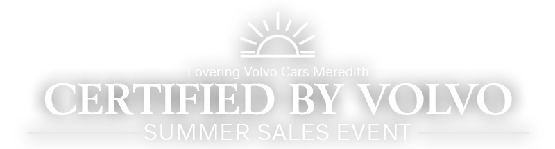 Certified By Volvo Summer Sales Event Certified By Volvo Summer Sales Event