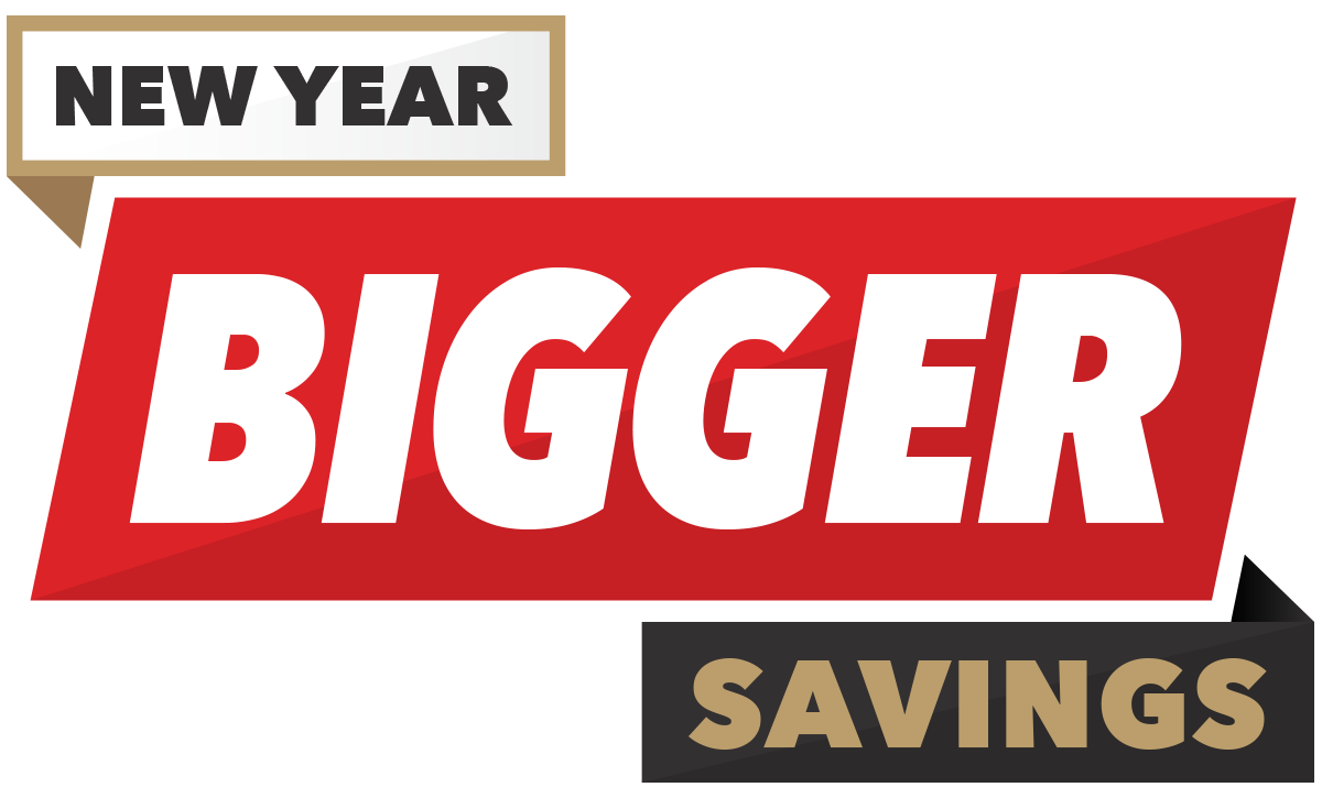 New Year Bigger Savings New Year Bigger Savings logo