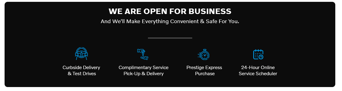 Prestige Volvo Is Open For Business Prestige Volvo Is Open For Business