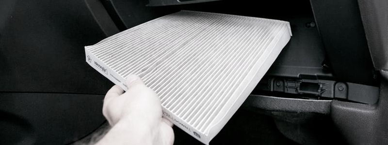 Installed Cabin Air Filter Cabin Air Filter Image