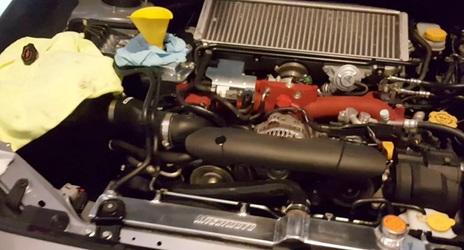 Cooling System Service Interior Subaru Cooling System