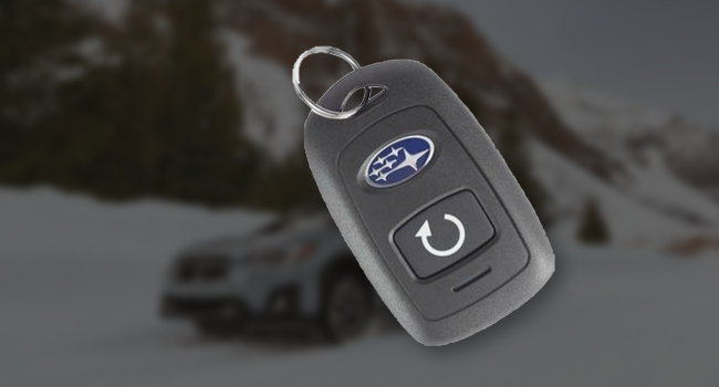 Remote Starter Special Remote Starter with snowy Crosstrek
