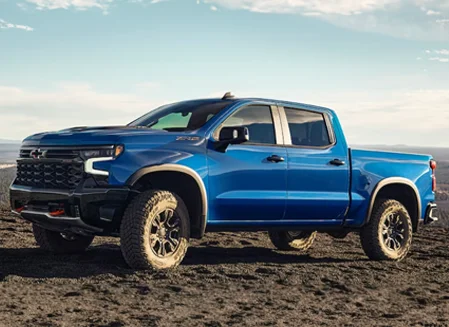 Chevy Parked in Dirt